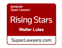 Rated by Super Lawyers Rising Stars badge | Walter L. Lutes